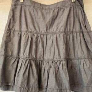 Blue Ruffle Skirt